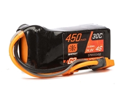 SPEKTRUM ... 450MAH 4S 14.8V SMART G2 LIPO BATTERY 30C; IC2