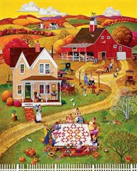 SPRINGBOK PUZZLES 3301481... QUILTING BEE'S 500PC PUZZLE