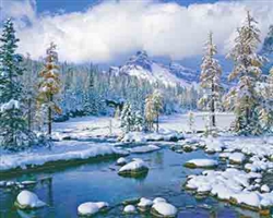 SPRINGBOK PUZZLES 3310636... WINTER PARADISE 1000PC PUZZLE