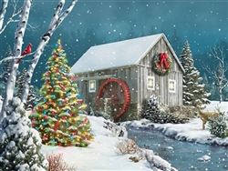 SPRINGBOK PUZZLES 3401520... THE FALLING SNOW 500PC PUZZLE