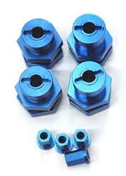 ST RACING CONCEPTS B... CNC MACH ALUM 17MM HEX CONVERSION KIT SLASH BLUE