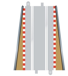 SCALEXTRIC ... BORDERS TAN LEAD IN/OUT 350mm