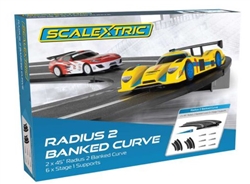 SCALEXTRIC ... SPORT RADIUS 2 BANKED 45DEG