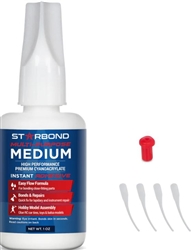 STARBOND GLUE ... MULTI-PURPOSE MEDIUM CA GLUE 1 OZ.