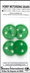 STEVEN'S INTERNATIONAL ... PLASTIC GEARS 42MM X 6MM 40-TEETH (3MM ID) (4)