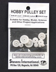 STEVEN'S INTERNATIONAL ... ASSORTED LARGE PLASTIC PULLEY SET (1.9MM ID) (10PCS)