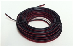STEVEN'S INTERNATIONAL ... RED-BLACK 2-CONDUCTOR 22-GAUGE STRANDED COPPER WIRE 16'/ROLL