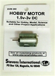 STEVEN'S INTERNATIONAL ... 1.5 TO 3V DC SMALL ELECTRIC MOTOR ROUND CAN FOR MORE SPEED