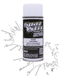 SPAZ STIX INC. ... SOLID WHITE/BACKER AEROSOL PAINT 3.5OZ CAN