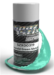 SPAZ STIX INC. ... EMERALD GREEN METALLIC AEROSOL PAINT 3.5OZ CAN