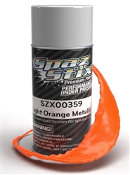 SPAZ STIX INC. ... LIGHT ORANGE METALLIC AEROSOL PAINT 3.5OZ CAN