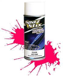 SPAZ STIX INC. ... HOT PINK FLUORESCENT AEROSOL PAINT 3.5OZ CAN