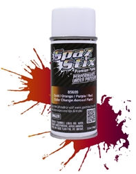 SPAZ STIX INC. ... COLOR CHANGE AEROSOL PAINT GOLD/ORANGE/PURPLE/RED 3.5OZ CA