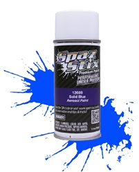 SPAZ STIX INC. ... SOLID BLUE AEROSOL PAINT 3.5OZ CAN