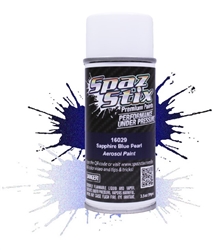 SPAZ STIX INC. ... SAPPHIRE BLUE PEARL AEROSOL PAINT 3.5OZ CAN