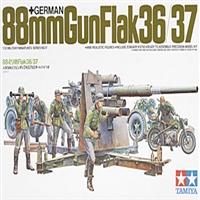 TAMIYA ... GER. 88MM GUN & FIGURES 1/35