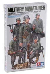 TAMIYA ... GERMAN INFANTRY SET MID WWII 1/35