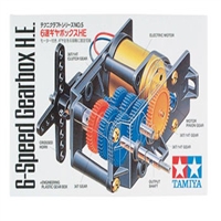 TAMIYA ... GEARBOX HE 6-SPEED