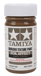 TAMIYA ... DIORAMA TEXTURE PAINT 100ML SOIL EFFECT:DARK EARTH