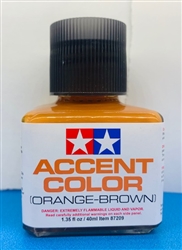 TAMIYA ... ACCENT COLOR (ORANGE-BROWN)