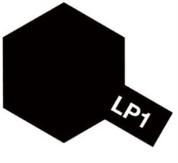 TAMIYA ... LACQUER PAINT LP-1 BLACK 10 ML