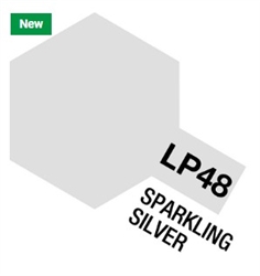 TAMIYA ... LACQUER PAINT LP-48 SPARKLING SILVER 10 ML