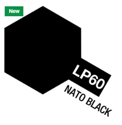 TAMIYA ... LACQUER PAINT LP-60 NATO BLACK 10 ML