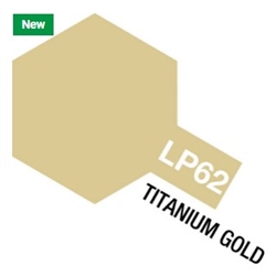 TAMIYA ... LACQUER PAINT LP-62 TITANIUM GOLD 10 ML