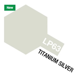 TAMIYA ... LACQUER PAINT LP-63 TITANIUM SILVER 10 ML