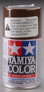 TAMIYA ... LACQUER  SPRAY TS1 RED BROWN