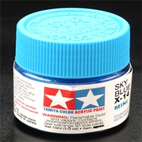 TAMIYA ... MINI X14 SKY BLUE     ACRYLIC
