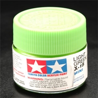 TAMIYA ... MINI X15 LIGHT GREEN       ACR