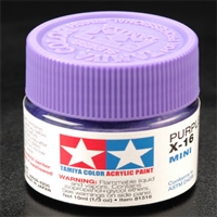 TAMIYA ... MINI X16 PURPLE       ACRYLIC