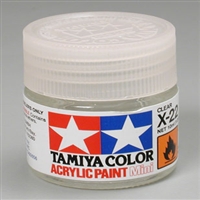 TAMIYA ... MINI X22 CLEAR        ACRYLIC