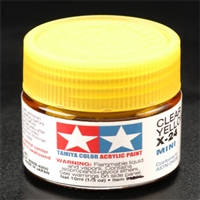 TAMIYA ... MINI X24 CLEAR YELLOW      ACR