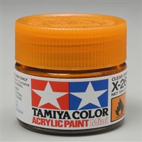 TAMIYA ... MINI X26 CLEAR ORANGE      ACR