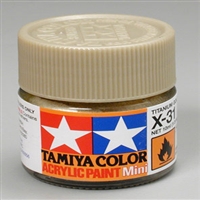 TAMIYA ... MINI X31 TI GOLD      ACRYLIC