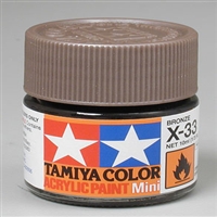TAMIYA ... MINI X33 BRONZE       ACRYLIC