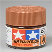 TAMIYA ... MINI X34 METALIC BROWN      AC