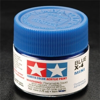 TAMIYA ... MINI X4 BLUE          ACRYLIC