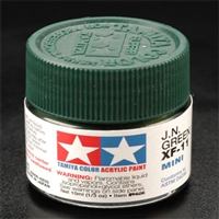 TAMIYA ... MINI XF11 JN GREEN      ACRYLI