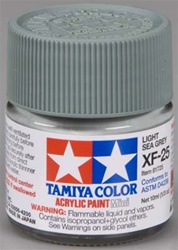 TAMIYA ... MINI XF25 LIGHTT GRAY      ACR