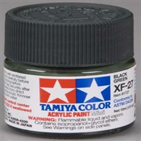 TAMIYA ... MINI XF27 BLACK GREEN      ACR