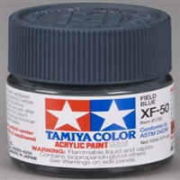 TAMIYA ... MINI XF50 FIELD BLUE ACRYLIC