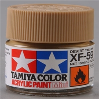 TAMIYA ... MINI XF59 DESERT YELLOW      A