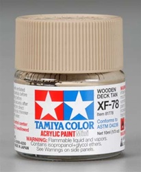 TAMIYA ... MINI XF78 WOODEN DECK TAN