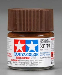 TAMIYA ... MINI XF-79 LINOLEUM DECK BROWN