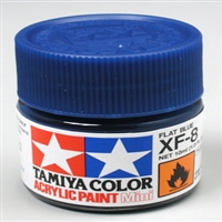 TAMIYA ... MINI XF8 FLT BLUE    ACRYLIC