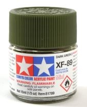 TAMIYA ... MINI XF-89 DARK GREEN 2 10ml