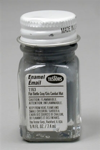 TESTORS ... GRAY-FLAT              1/4 oz.